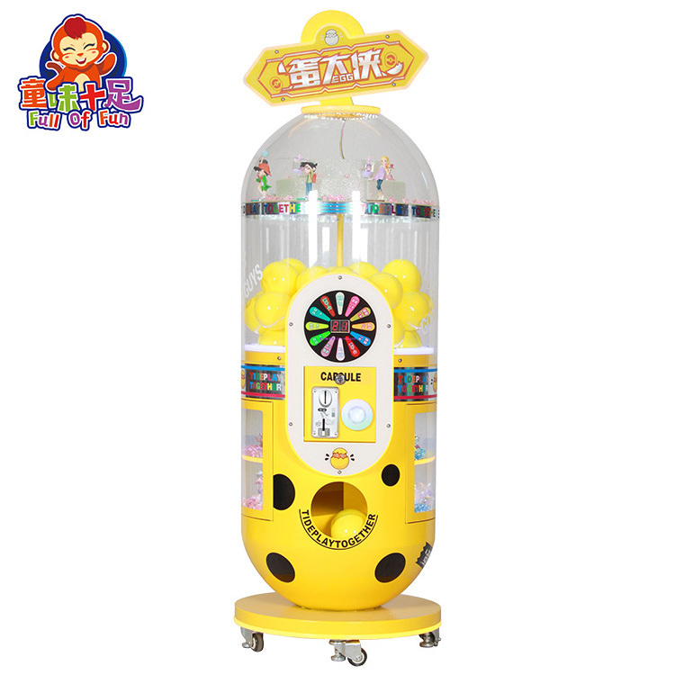 New amusement machine gumball capsule toys candy gashapon vending egg capsule machine for sale