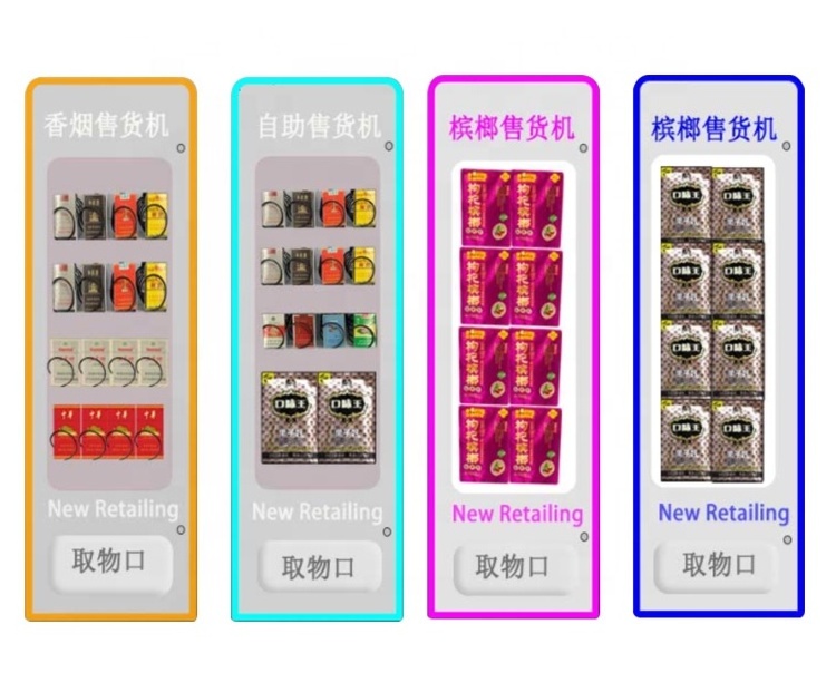 Food and Beverage Mini Vending Machines Beauty Combination Vending Machines