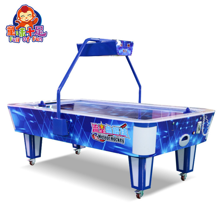 Indoor coin operated air hockey puck game machine dolphin air hockey table sport  game machine