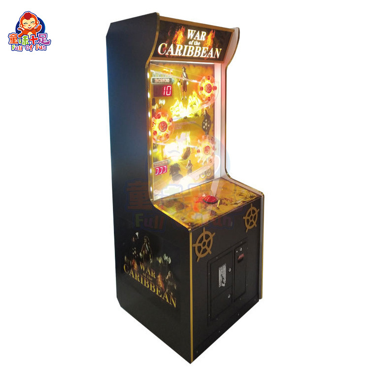 War Of The Caribbean Game Machine For Sale Push Coin Operated Redemption Ticket Game Machine