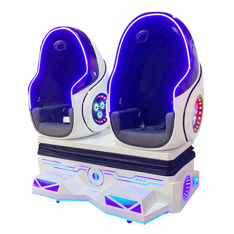 Egg Chair 2 Seat  9d vr game machine virtual reality 7d simulator 9d cinema virtual reality games for home