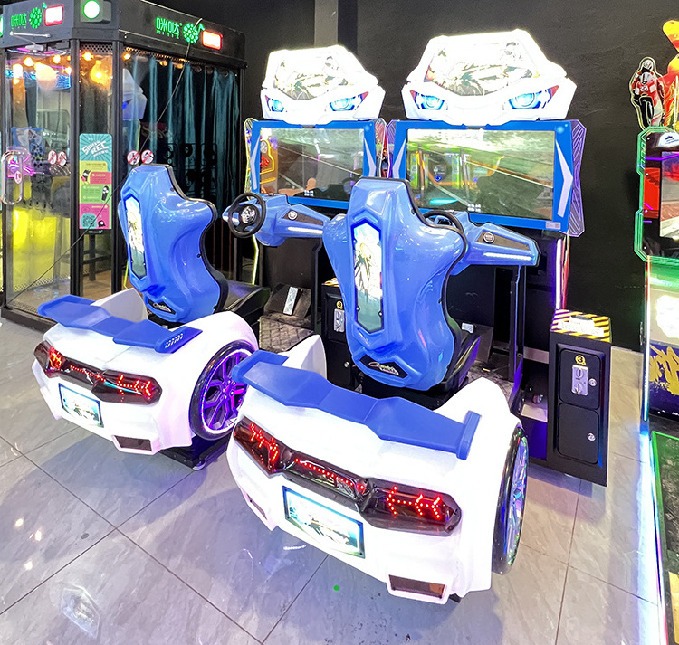 Coin Operated Dynamic Car Driving Electronic Car Ultimate Speed Racer Arcade Racing Game Machine