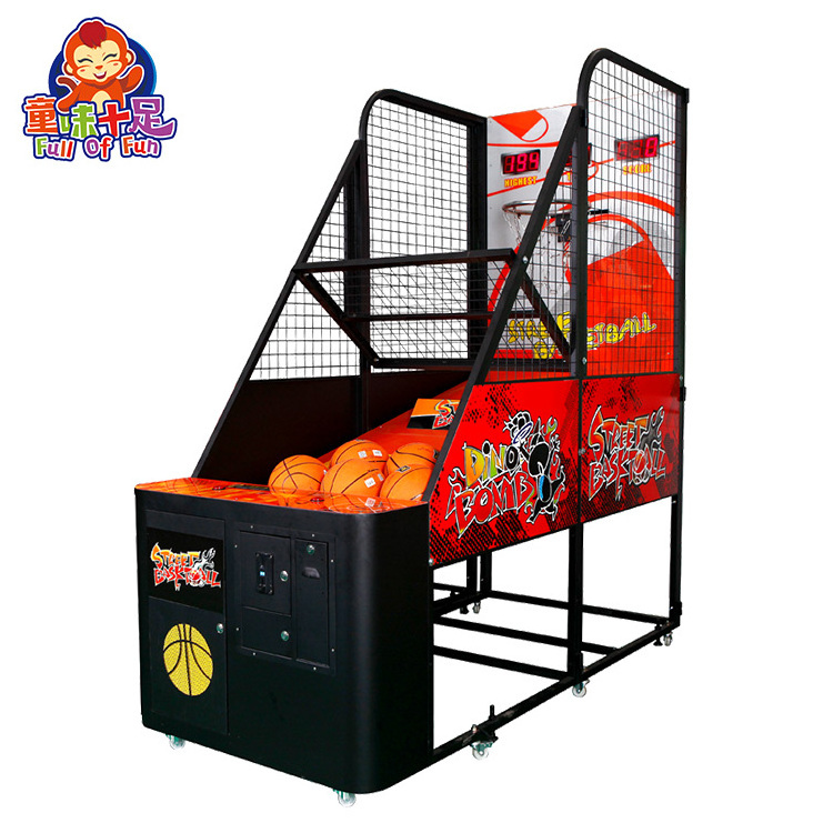 pop Coin Operated  a shot basketball game three stage game mode indoor commercial basketball arcade game machine