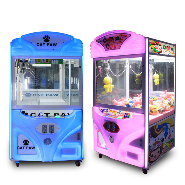 Newest Style Kids Min Toy Crane Claw Game Machine Pusher Arcade Vending Games Machine For Game Center