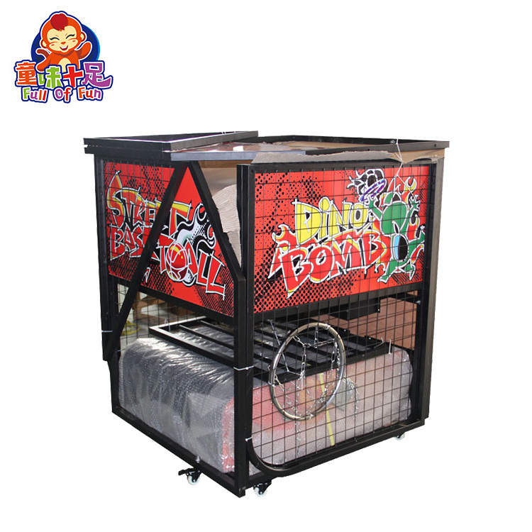 pop Coin Operated  a shot basketball game three stage game mode indoor commercial basketball arcade game machine