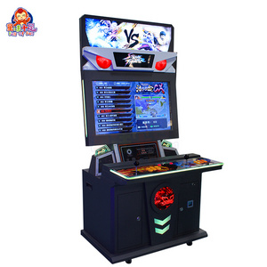 32" Folding Screen Street Fighter Metal Upright Arcade Cabinet Fighting Video Game Machine With 3188 Retro Games