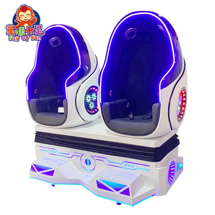 Egg Chair 2 Seat  9d vr game machine virtual reality 7d simulator 9d cinema virtual reality games for home