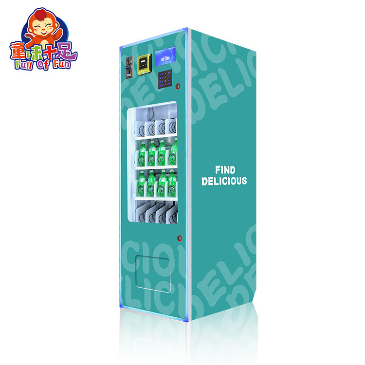 24 Hours Online Self Service bubble tea and coffee vending machine for sale