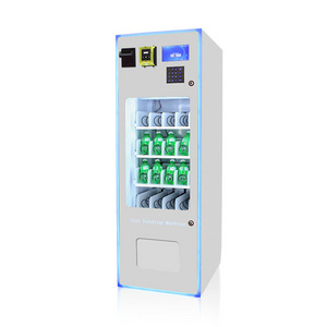 24 Hours Online Self Service bubble tea and coffee vending machine for sale