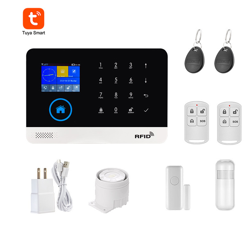 New PG103 Tuya Smart sensor Home Security Alarm WIFI 4G Home Alarm System smart door sensor