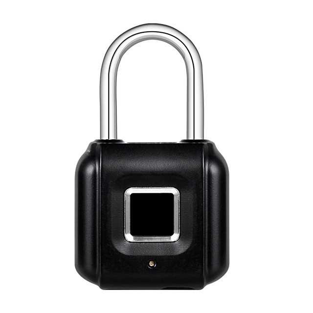 KERUI Smart Fingerprint Padlock USB Rechargeable Mini Size Finger Touch Lock for Door Cabinets Gym Locker Bikes