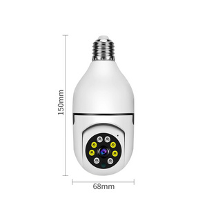 V380 Pro Wifi Camera Ceiling Mount Ac Power Bulb Light Wireless Camera 90 Degree 360