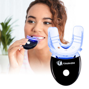 Bleach Teeth Whitener Dental Mini Machine Battery Teeth Whitening Device Led Lights For Home Travel Portable Home Use