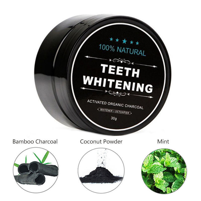 100% Nature Activated Charcoal Teeth Whitening Powder Personal Care Oral Hygiene Remove Stains Other Teeth Whitening Accessories