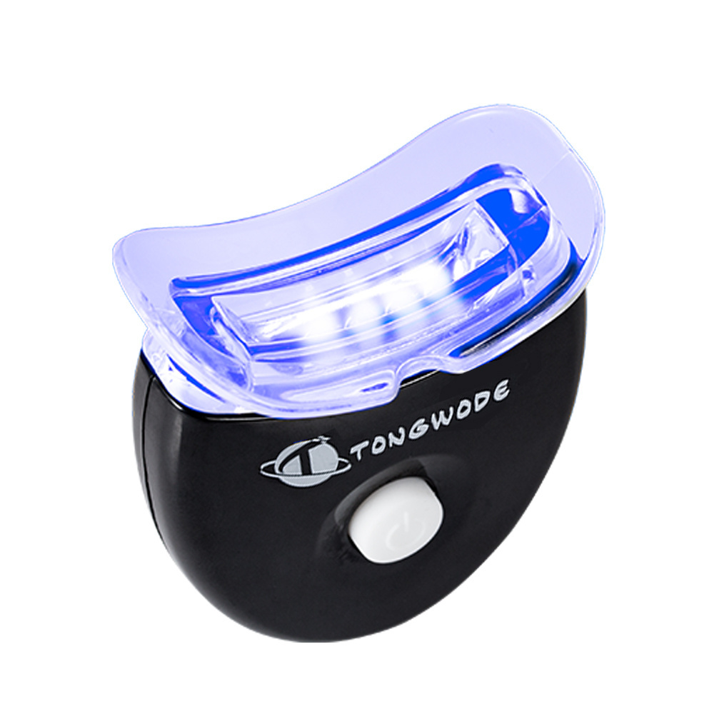 Bleach Teeth Whitener Dental Mini Machine Battery Teeth Whitening Device Led Lights For Home Travel Portable Home Use