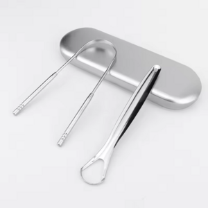 Oral Cleaning Tools Tongue Scraper Kit Remove Bad Breath Tongue Cleaner Stainless Steel  Oral Hygiene Tongue Cleaner