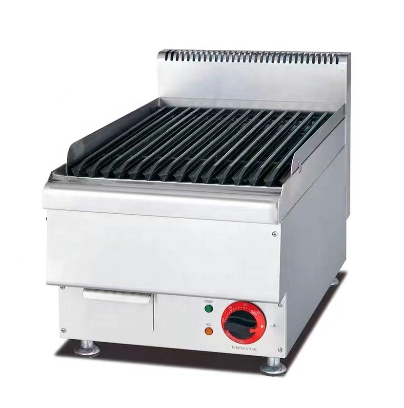 Teppanyaki Hibachi Multi Function BBQ Machine Electric Stainless Steel Gas Style Counter Top Lava Stone Grill Barbecue Grill