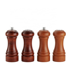 Spice Tools Salt and Pepper Shaker Condiment Server Natural Wood Salt and Spice Herb Mill Wooden Salt Shaker Pepper Grinder Set