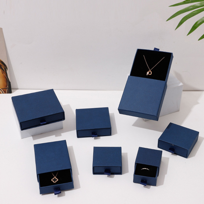 Tongxing Custom Cardboard Drawer Sliding with Foam Necklace Earring Bracelet Ring Custom Logo Gift Paper Packaging Jewelry Box