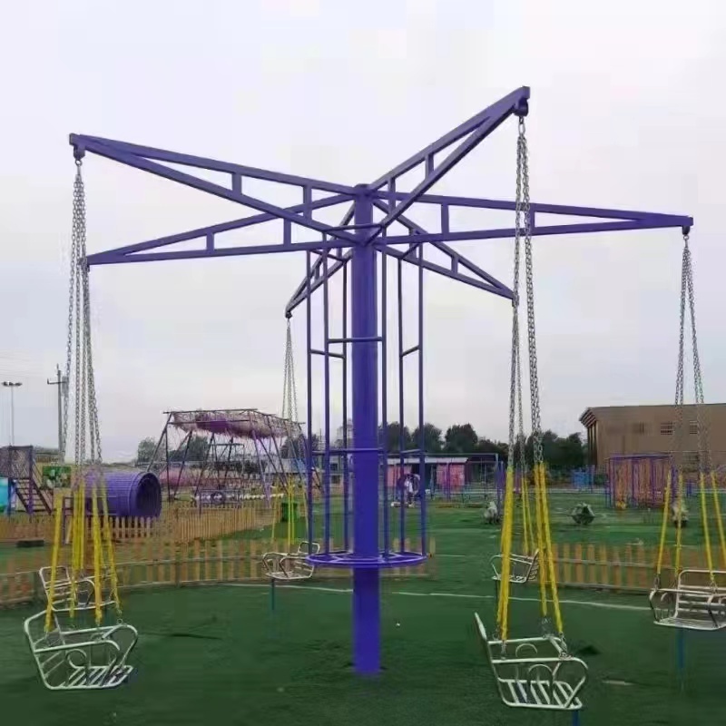 Amusement Park Rides Flying Chair Children Playground Kids Baby Swings for Sale Jugetes Para . Ninos Gua No Power Carousel 5-10