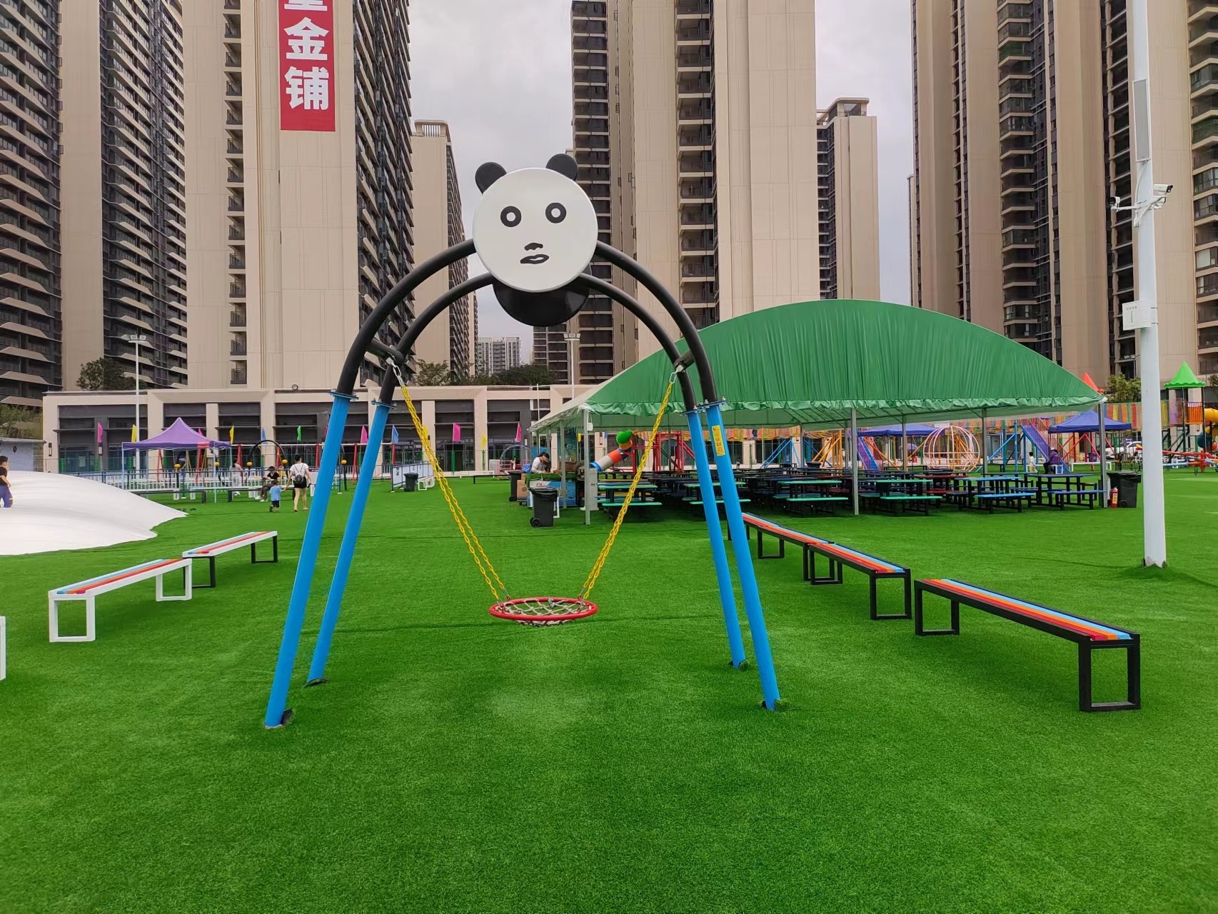 Amusement Park Rides Flying Chair Children Playground Kids Baby Swings for Sale Jugetes Para . Ninos Gua No Power Carousel 5-10