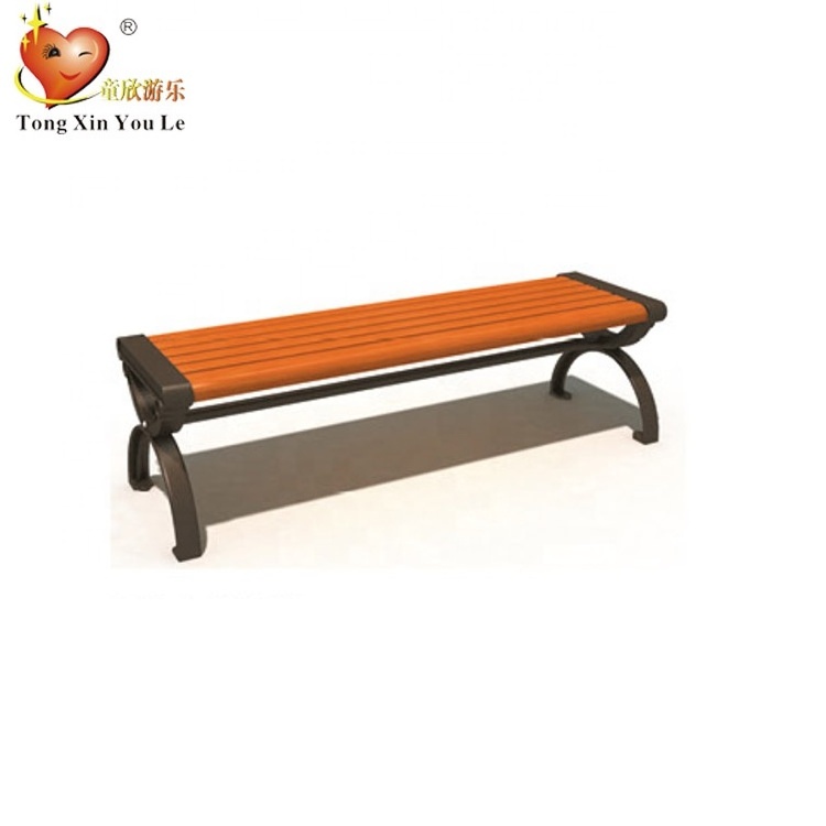 Park simple wood bench design cast steel park bench new