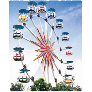 amusement park outdoor playground kids mini rotating ferris wheel equipment for sale