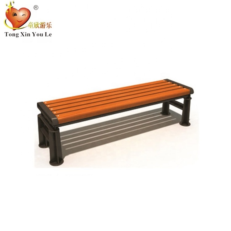 Park simple wood bench design cast steel park bench new