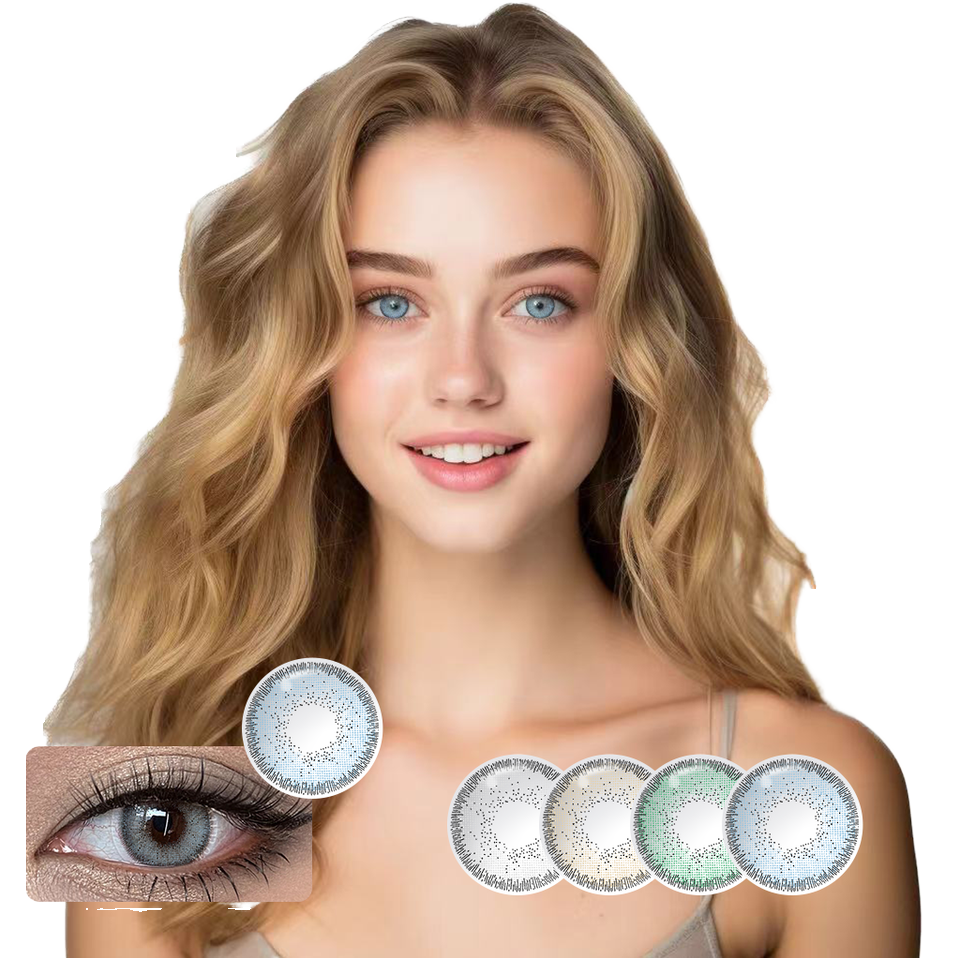 Euramerican Neocutey Soft Brown Contact Lenses Eye Lenses with Soft Hardness