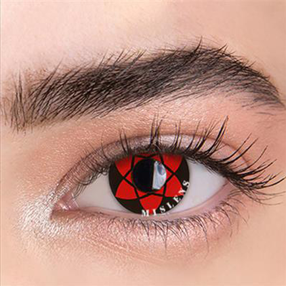 Beauty Pupil Sharingan Cosplay Contact Lenses Anime For Eyes Halloween Cosmetic Cat Eye Color Contact Lens