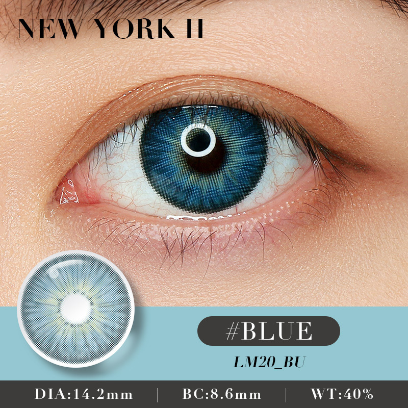 Wholesale Prescription Color Contact Lenses With Power NewYorkProIl Yearly Eye Color Lens Pupilent Lentes De Contacto De Colores