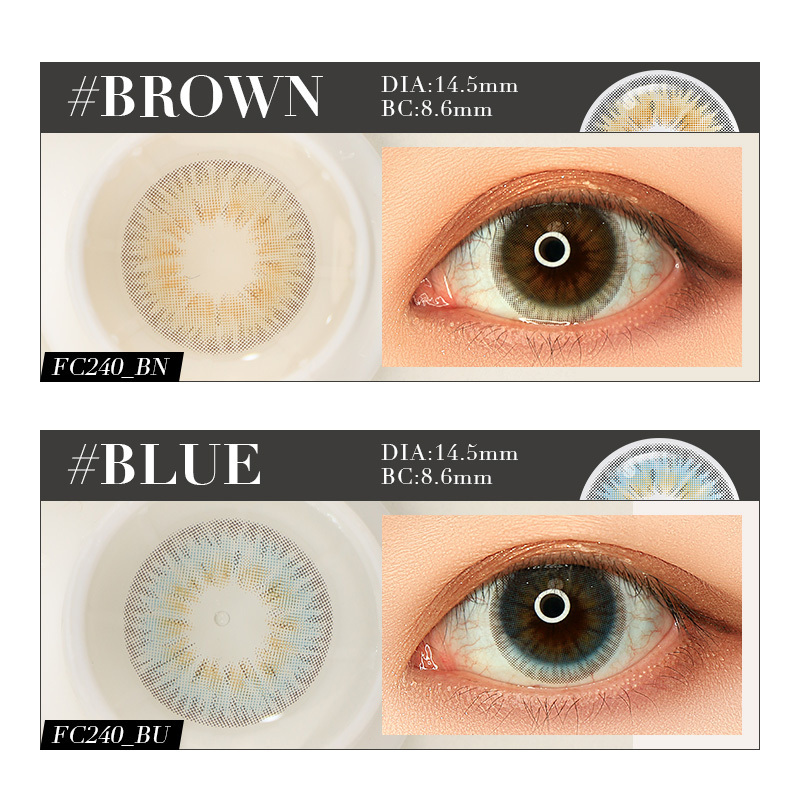 costom hydrogel black wholesale yearly color eye lens contact lenses colour len with power for cosplay bella