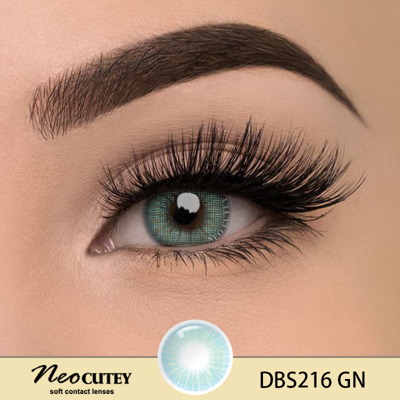 Beautiful contact lenses dilated pupils 14.2mm contact lenses natural green  contact lenses