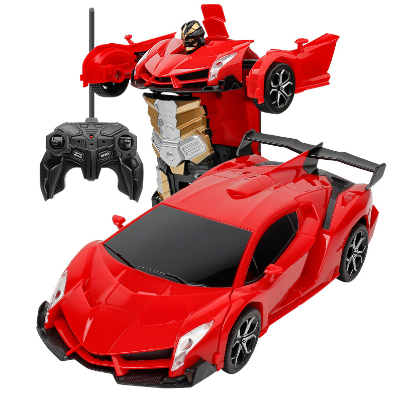 RC Car Kids Car Toy Robot for Deformation Remote Control Car Toys Electric Color Box Customized Over 5 Years Old 4 Channels 48