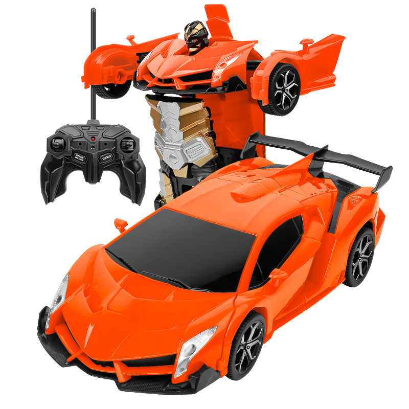 RC Car Kids Car Toy Robot for Deformation Remote Control Car Toys Electric Color Box Customized Over 5 Years Old 4 Channels 48