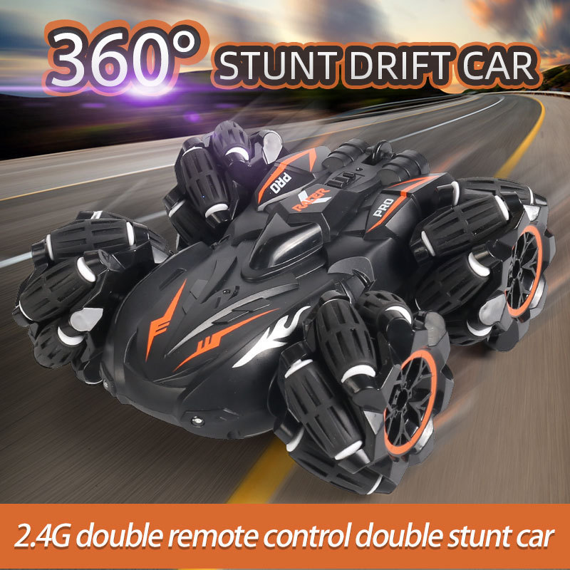 Wholesale 4wd  RC drift car Double Side 360 Degrees rolling RC Stunt Car Remote Control smart kid car toy