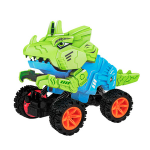 Multi-style Mini Dinosaur Friction Car Toy Simulation Swing Dino Inertia Vehicle Pull Back Car Toy