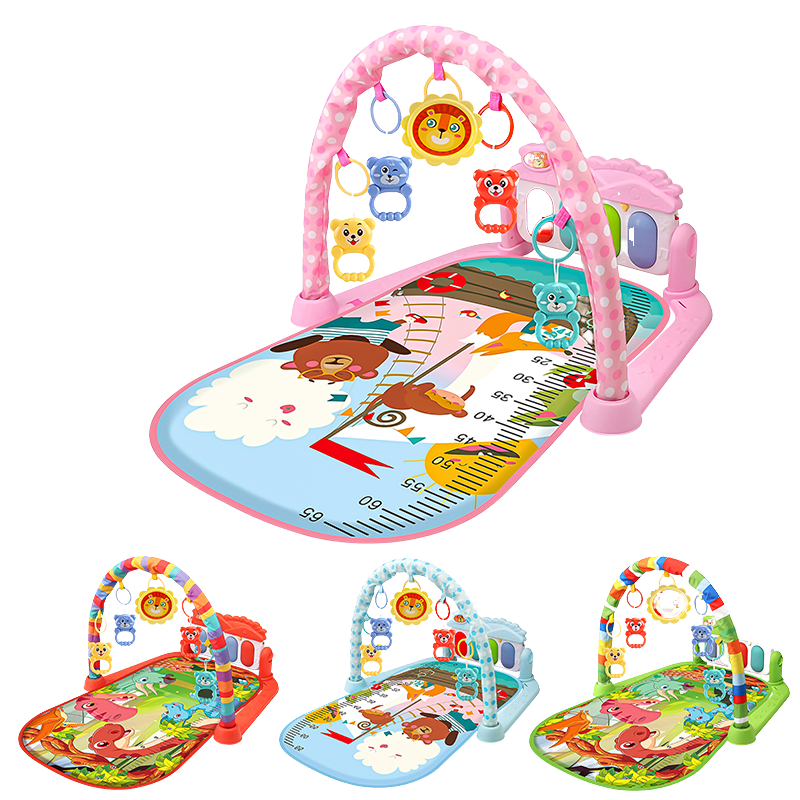 Hot sell Special  baby play mat piano with animal rattle toys funny baby game