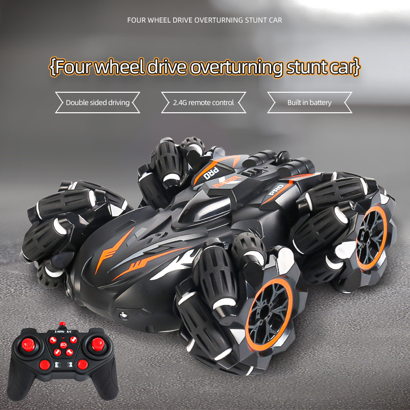 Wholesale 4wd  RC drift car Double Side 360 Degrees rolling RC Stunt Car Remote Control smart kid car toy