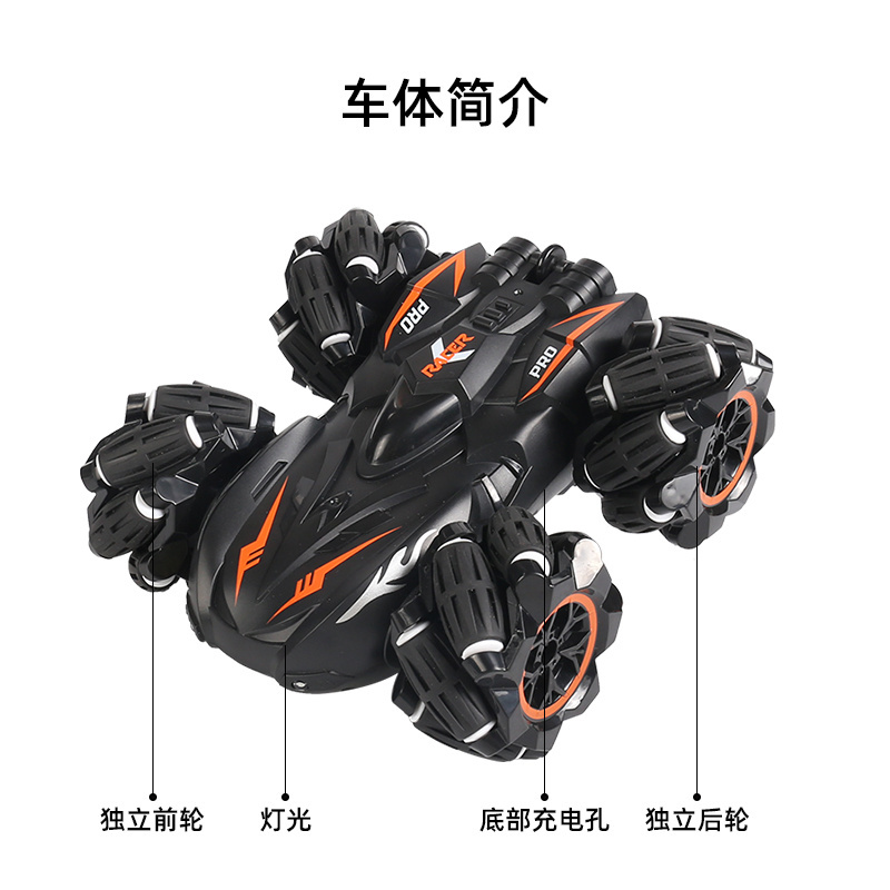 Wholesale 4wd  RC drift car Double Side 360 Degrees rolling RC Stunt Car Remote Control smart kid car toy