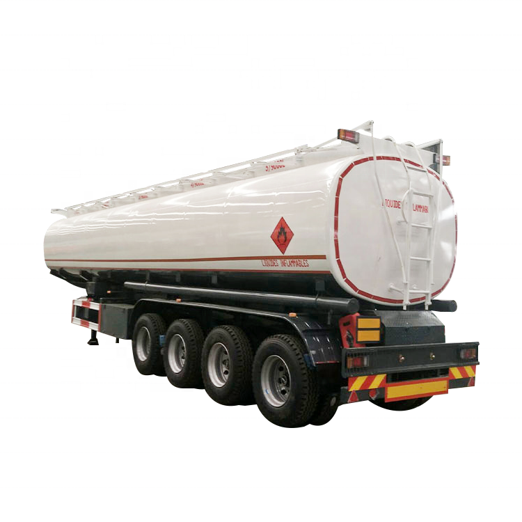 3 Axles 42000 Liters Liquid Diesel Oil Storage Fuel Tanker Semi Trailer