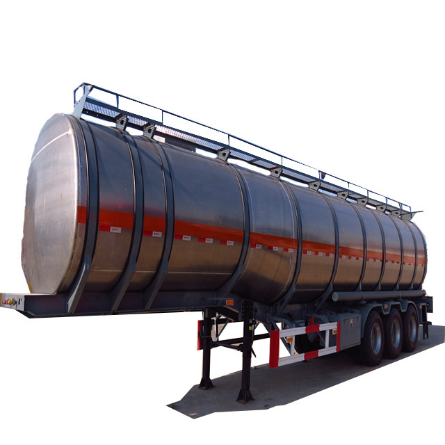 3 Axles 42000 Liters Liquid Diesel Oil Storage Fuel Tanker Semi Trailer