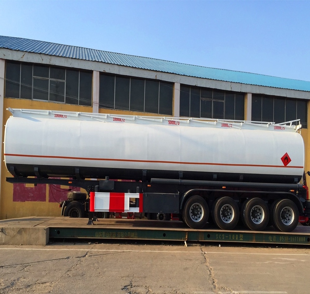 ISO 10000 gallon crude/OIL/FUEL tanker truck capacity semitrailer