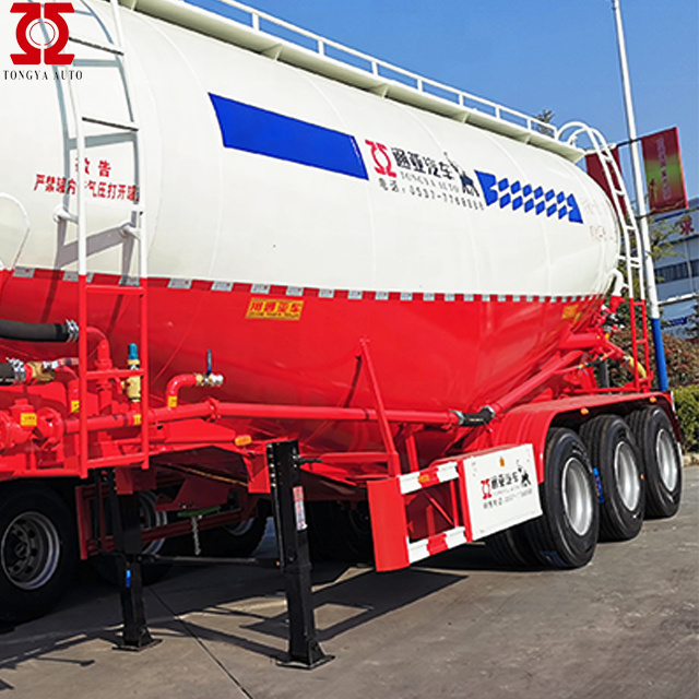 TONGYA Factory Bulk Powder Cement Transport Semi Trailer Truck Cement Trailer