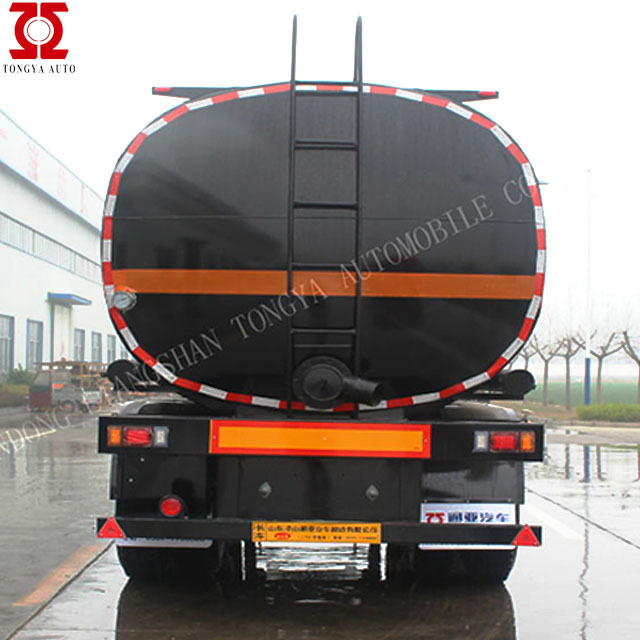 Tri-axle Liquid Asphalt Hot Bitumen Carrier Tank Tanker Truck semi Trailer