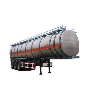 3 Axles 42000 Liters Liquid Diesel Oil Storage Fuel Tanker Semi Trailer