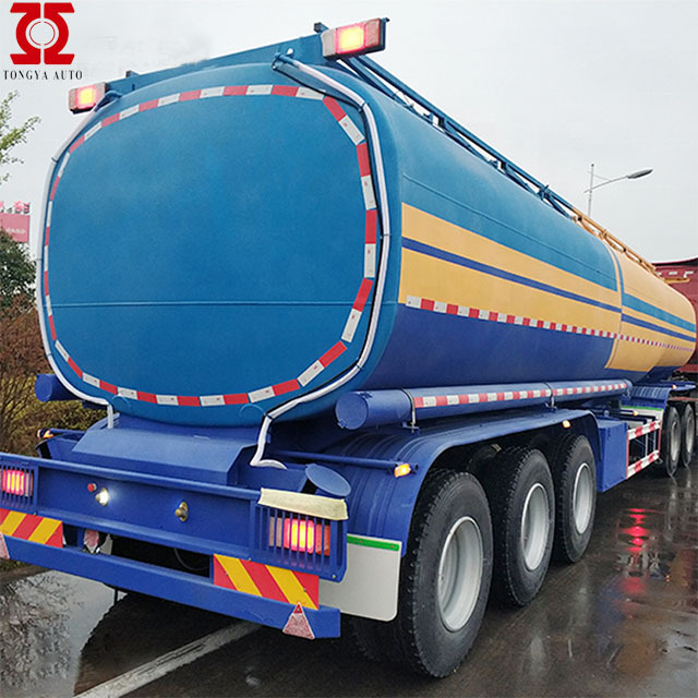 Tri-axle Liquid Asphalt Hot Bitumen Carrier Tank Tanker Truck semi Trailer