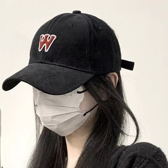 Spring and Summer 2023 New Letter Baseball Cap Korean Style All-match Casual Showface Small Cap Big Head Cap for Children