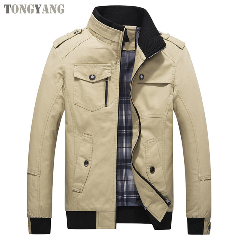 TONGYANG New Casual Men Jackets Spring Autumn Bomber Jacket Windbreaker