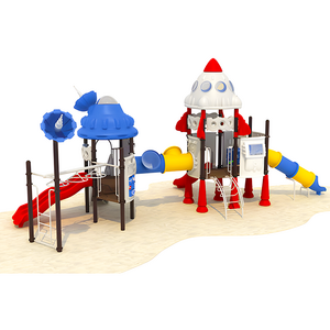 Large Outdoor Playground Set with Plastic Slide and Tube Swing for Kids and School Garden Park Tunnel Toy Ride